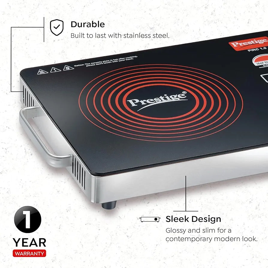 PRESTIGE 41136 INDUCTION INFRA RED 1.0 2200W PRESTIGE 41136 INDUCTION INFRA RED 1.0 2200W
